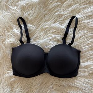 Skims Fits Everybody Strapless Bra Onyx Size 34DD